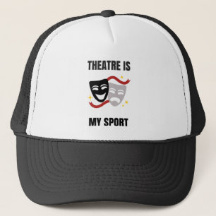 Boné O teatro é meu chapéu do esporte - geek do drama