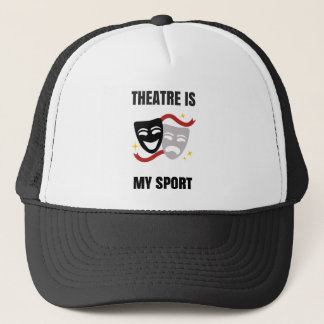 Boné O teatro é meu chapéu do esporte - geek do drama