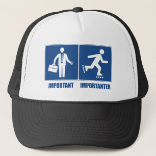 Boné O Trabalho É Importante, O Rollerblading É Importa