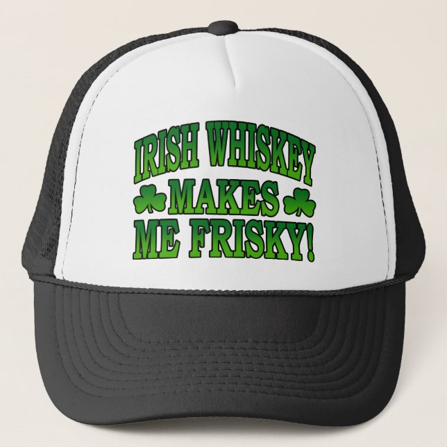 Boné O uísque irlandês faz-me o chapéu de Friskey (Frente)