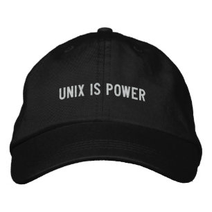 Boné O UNIX está em potência