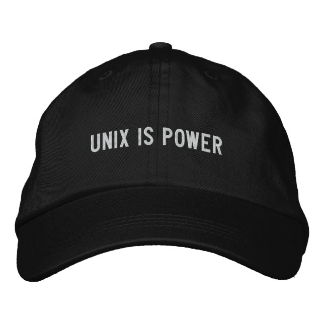 Boné O UNIX está em potência (Frente)