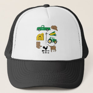 Boné O velho Macdonald tinha uma Fazenda Minha vida Faz