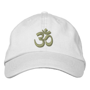 Boné O verde do caqui de Chakra da ioga de OM ou