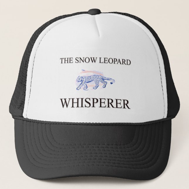 Boné O Whisperer do leopardo de neve (Frente)