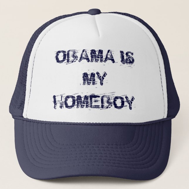 BONÉ OBAMA É MEU FICAR EM CASA (Frente)