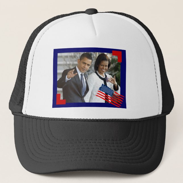 Boné obama e primeira senhora (Frente)