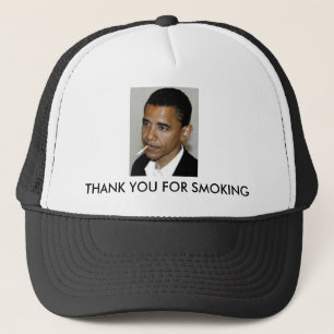 Boné Obama, obrigado fumando