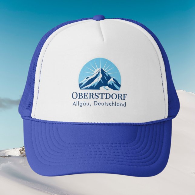 Boné Oberstdorf im Allgäu Deutschland Germany ski Hat (Criador carregado)