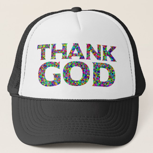 Boné Obrigado Deus (Frente)