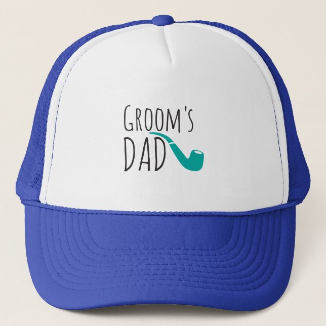 Boné Obrigado Pai Padre do Groom Divertido (Frente)