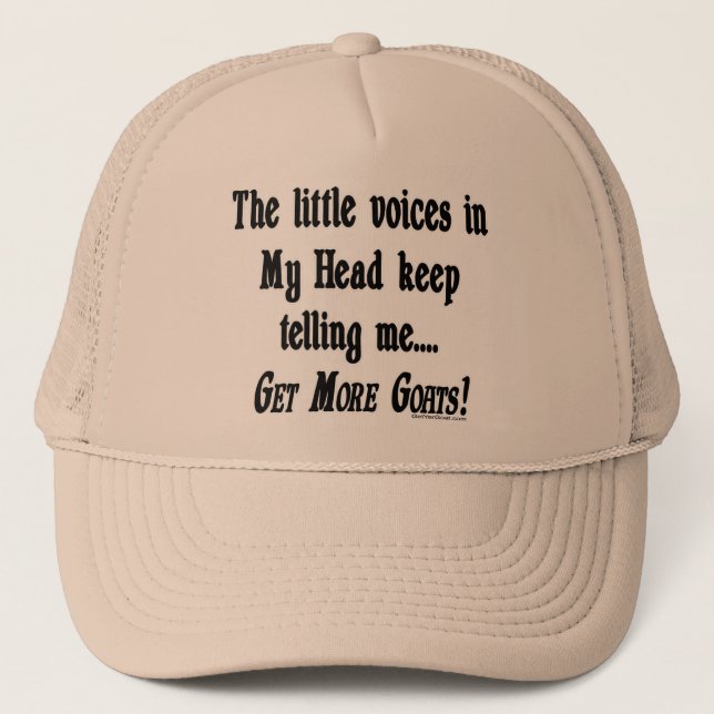 Boné Obtenha Mais Cabras Engraçadas (Frente)