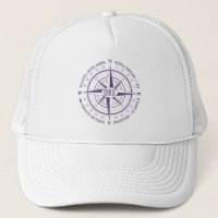 OBX Náutico Compass Exterior Bancos Purple Vintage