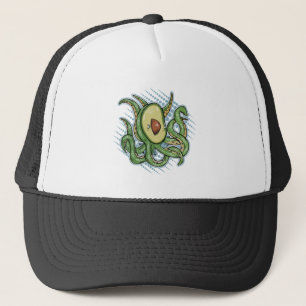 Boné Octopus Avocado Engraçado