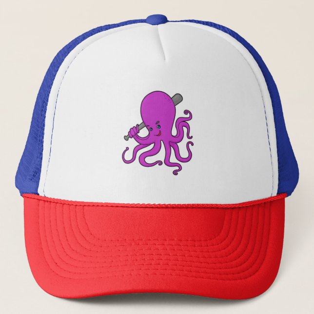 Boné Octopus Baseball Baco (Frente)