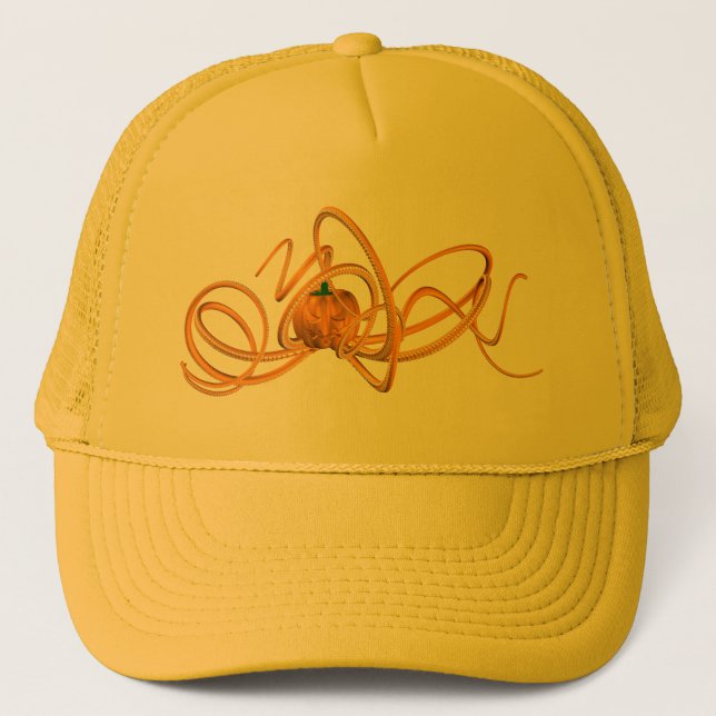 Boné Octopus Laranja (Frente)