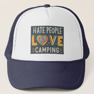 Boné Odeie Pessoas Ame Acampar