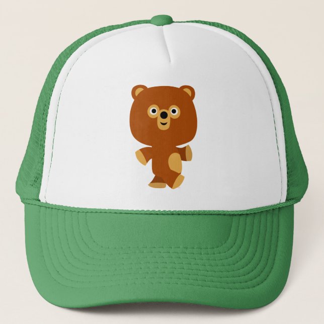 Boné Ódio de Urso de Cartoon Bonito Assertivo (Frente)