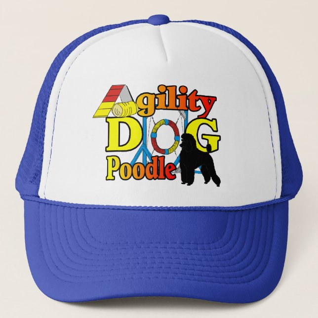 Boné Ofertas de Agilidade de Poodle (Frente)