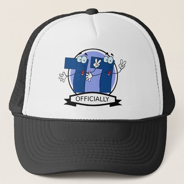 Boné Oficialmente 77 Banner de Aniversário (Frente)