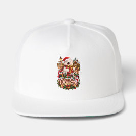 Boné Oficina de Presentes de Natal – Urso Polar Fofo de