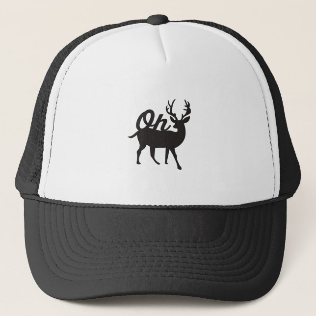 Boné Oh Deer Vibração Clássica Retro  (Frente)