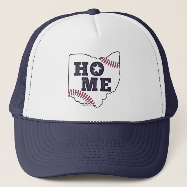 Boné Ohio Baseball Stitching HOME, Baseball Graphic (Frente)