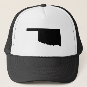 Boné Oklahoma em preto e branco