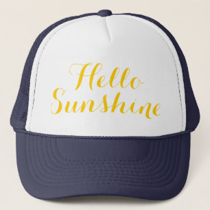 Boné Olá! chapéu do camionista do verão das mulheres
