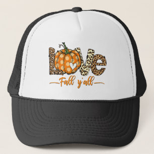 Boné Olá, Pumpkin Fall Y'All Leopard Love