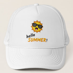 Boné Olá Summer Sun com óculos de sol