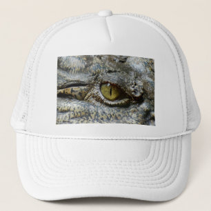 Boné olho de crocodilo face animal personalizar diy