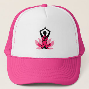 Boné OM Namaste Espiritual Lotus Flower Yoga