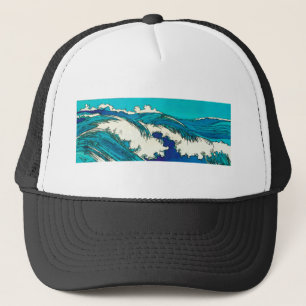 Boné Ondas oceânicas PixDezines konen uehara, 上 原