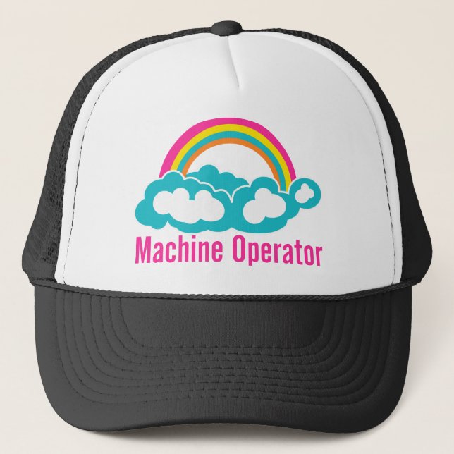 Boné Operador de Máquina Cloud Rainbow (Frente)