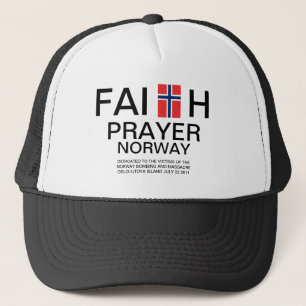 BONÉ ORAÇÃO NORUEGA DA FÉ