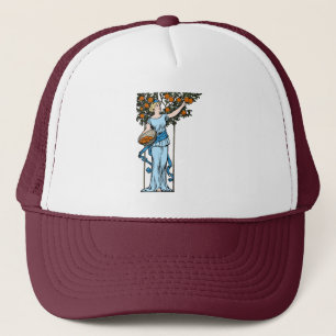 Boné Orange Maiden Trucker Hat