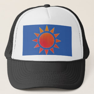 Boné Orange Sun Hat