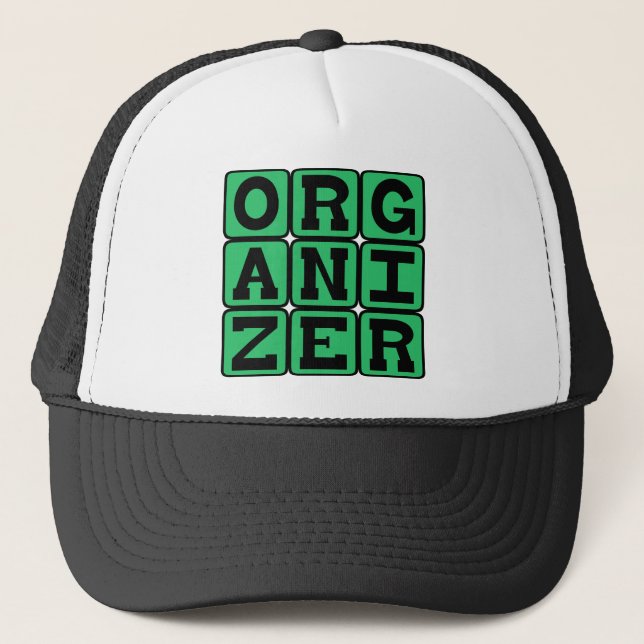 Boné Organizador, Líder (Frente)