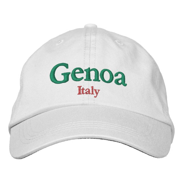 Boné Orgulho da Cidade de Gênova Itália (Frente)