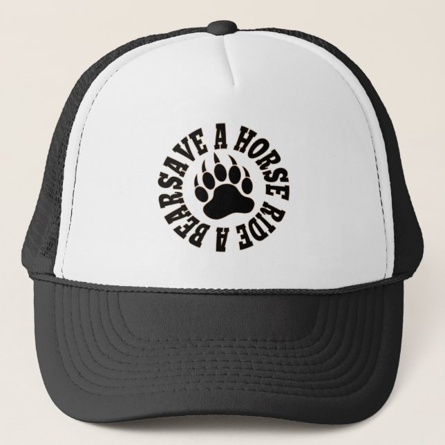 Boné Orgulho de gay Bear Salve Um Urso De Cavalo - Chap (Frente)