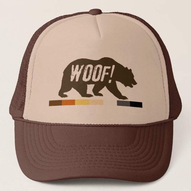 Boné Orgulho de Urso Gay WOOF (Frente)