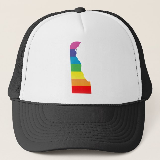 Boné orgulho delaware, listrado. (Frente)