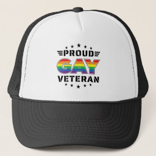 Boné Orgulho do Orgulho Gay Veterano Mês do Veterano