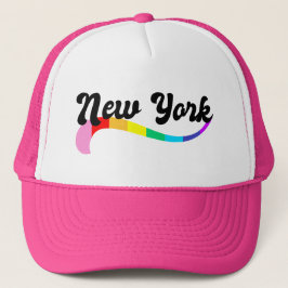 Boné Orgulho Gay do Arco-íris Queer Orgulhoso NY LGB am