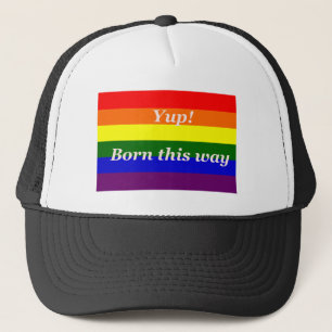 Boné Orgulho Gay Nasceu assim