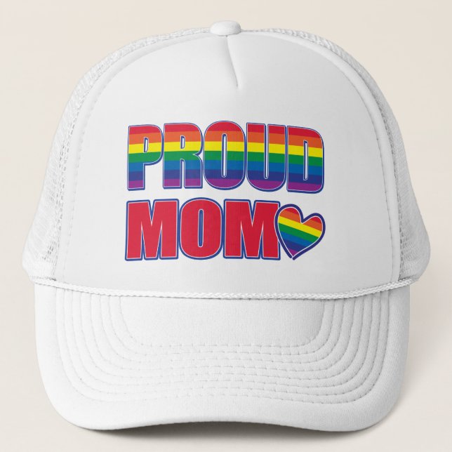 Boné Orgulhosa mãe Orgulho gay (Frente)