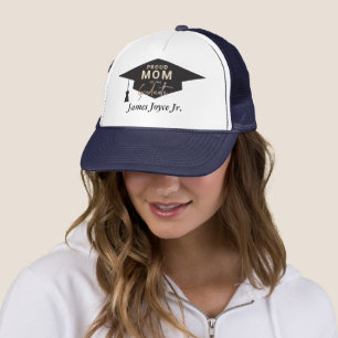 Boné Orgulhosa Nome de Graduação da Mãe