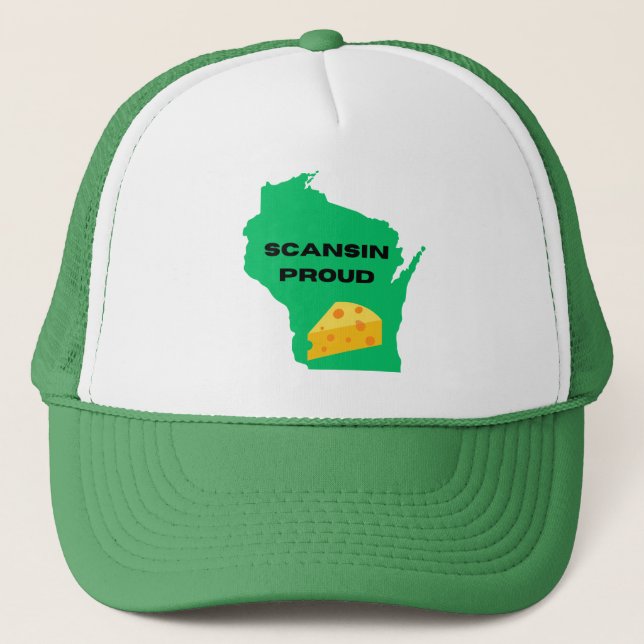 Boné Orgulhoso de Scansin (Wisconsin)! (Frente)