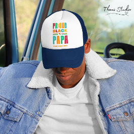 Boné Orgulhoso Pai Negro da História Negra Família do M